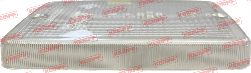 73775 Kempf Lichtscheibe, f. RFS, weiß, 139x117mm